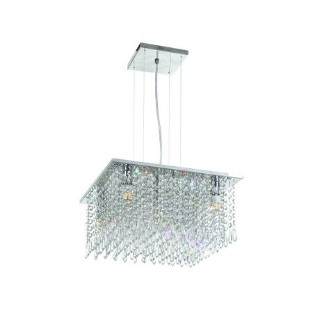 Pendente Retangular Aço para 5 Lâmpadas G9 Sophie Auremar Inox Polido Menor preço em Pendente Retangular Aço para 5 Lâmpadas G9 Sophie Auremar Inox Polido