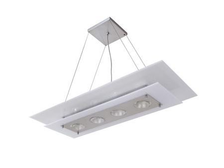 Pendente Retangular Palladium 4 Lâmp Branco - Attena iluminação Menor preço em Pendente Retangular Palladium 4 Lâmp Branco - Attena iluminação