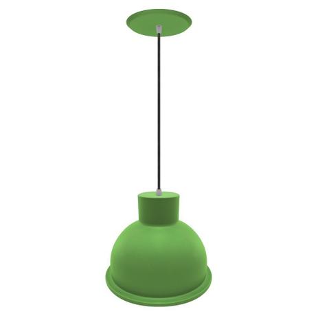 Pendente Retrô em Alumínio Verde - Cromalux Menor preço em Pendente Retrô em Alumínio Verde - Cromalux