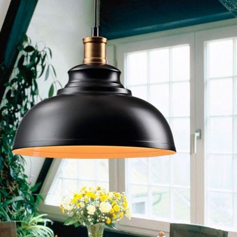 Pendente Retro Industrial Preto Loft Luminária Vintage Lustre Design Edison LM1756 - Eluminarias Menor preço em Pendente Retro Industrial Preto Loft Luminária Vintage Lustre Design Edison LM1756 - Eluminarias