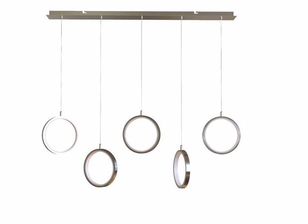 Pendente Soleil A16 Led 5x8w 3000k Cobre Fio Transparente 1,8m - Chandelie Menor preço em Pendente Soleil A16 Led 5x8w 3000k Cobre Fio Transparente 1,8m - Chandelie