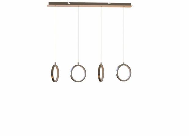 Pendente Soleil A19 Led 4x8w 3000k Latão Fio Transparente 1,8m - Chandelie Menor preço em Pendente Soleil A19 Led 4x8w 3000k Latão Fio Transparente 1,8m - Chandelie