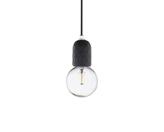 Pendente soquete em cimento preto - Mart Menor preço em Pendente soquete em cimento preto - Mart