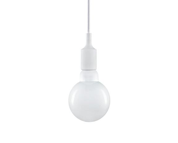 Pendente soquete em silicone branco - Mart Menor preço em Pendente soquete em silicone branco - Mart