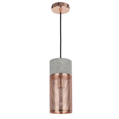 Pendente Telinha Concret Cobre - Bella Iluminação - CI016B Menor preço em Pendente Telinha Concret Cobre - Bella Iluminação - CI016B