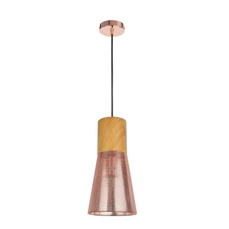 Pendente Telinha Duo E27 32cmx16cm Bella Iluminação Cobre Menor preço em Pendente Telinha Duo E27 32cmx16cm Bella Iluminação Cobre