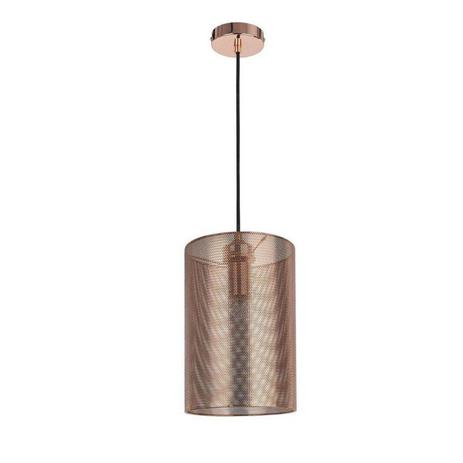 Pendente Telinha Metal 20cmx32cm Bella Iluminação Cobre Menor preço em Pendente Telinha Metal 20cmx32cm Bella Iluminação Cobre