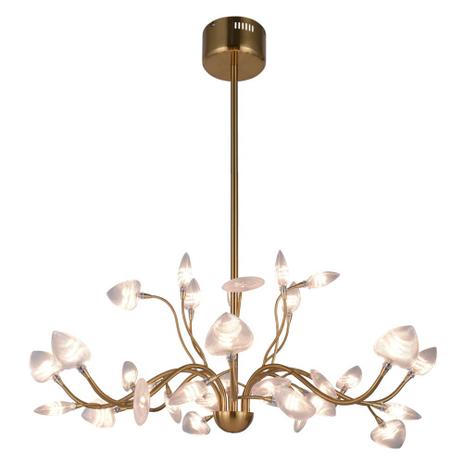Menor preço em PENDENTE TSUKI BRONZE E TRANSPARENTE ø82X40CM 32XLED 48W BELLA BB009S - Bella iluminação