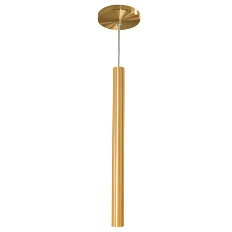Pendente Tubo Cilindro em Alumínio Cobre Escovado 4x50cm + LED Mini Dicroica MR11 3W Branco Quente St642 - Starlumen Menor preço em Pendente Tubo Cilindro em Alumínio Cobre Escovado 4x50cm + LED Mini Dicroica MR11 3W Branco Quente St642 - Starlumen