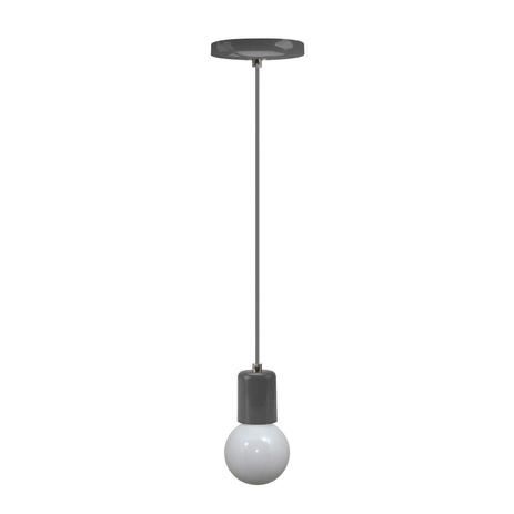 Pendente Uno Colors Cromalux Cinza Menor preço em Pendente Uno Colors Cromalux Cinza