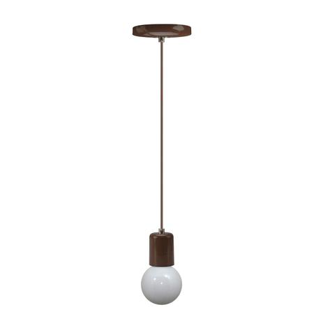 Pendente Uno Colors Cromalux Marrom Menor preço em Pendente Uno Colors Cromalux Marrom