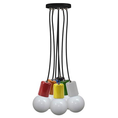 Pendente Uno Colors Multi Cromalux Color Menor preço em Pendente Uno Colors Multi Cromalux Color
