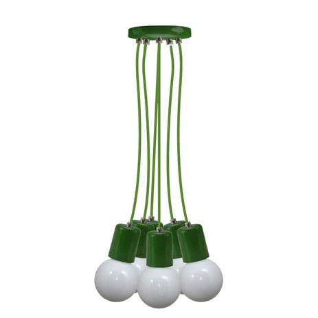 Pendente Uno Colors Multi Cromalux Verde Menor preço em Pendente Uno Colors Multi Cromalux Verde
