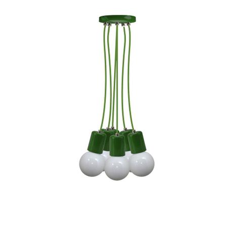 Pendente Uno Colors Multi em Alumínio Verde - Cromalux Menor preço em Pendente Uno Colors Multi em Alumínio Verde - Cromalux