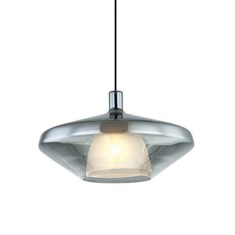 Pendente Vidro/Metal 1xE27 40w Ø38x22cm Fumê New Line - NL-PD1169-FM Menor preço em Pendente Vidro/Metal 1xE27 40w Ø38x22cm Fumê New Line - NL-PD1169-FM