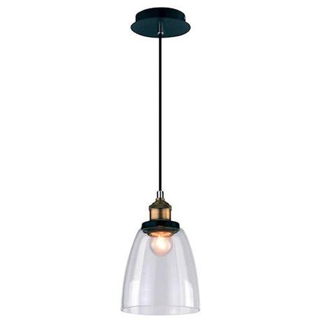 Pendente Vintage Vidro Transparente Industrial Retro 601 New Line Menor preço em Pendente Vintage Vidro Transparente Industrial Retro 601 New Line