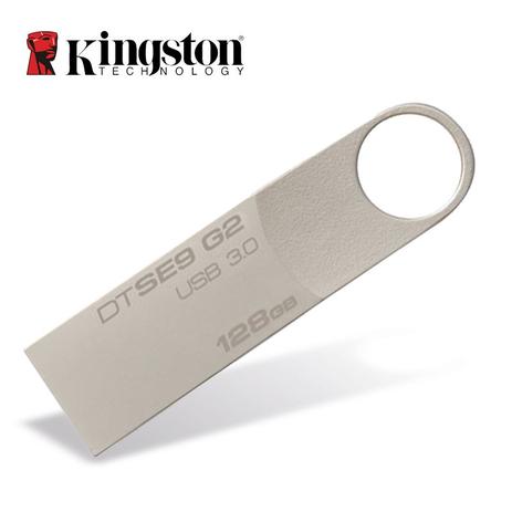 Pendrive 128GB USB Datatraveler SE9 G2 DTSE9G2/128GB Prata - Kingston Menor preço em Pendrive 128GB USB Datatraveler SE9 G2 DTSE9G2/128GB Prata - Kingston