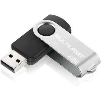PenDrive 32gb Twist preto PD589 Multilaser Menor preço em PenDrive 32gb Twist preto PD589 Multilaser