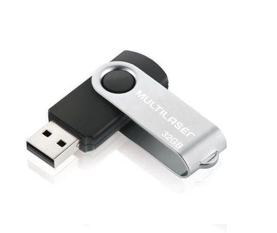 Pendrive 32gb USB 2.0 Twist Preto PD589 Multilaser é ruim? Pendrive 32gb USB 2.0 Twist Preto PD589 Multilaser é boa?
