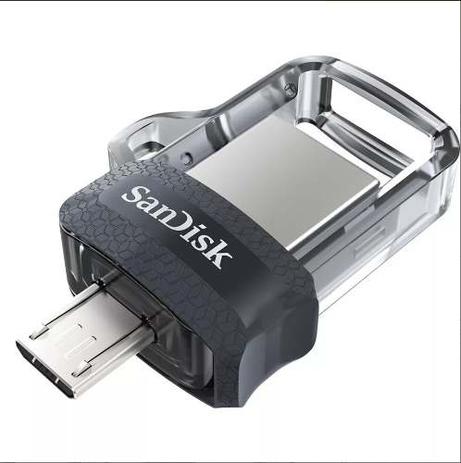 Pendrive 64gb Sandisk Celular E Pc Ultra Dual Drive Lacrado Menor preço em Pendrive 64gb Sandisk Celular E Pc Ultra Dual Drive Lacrado