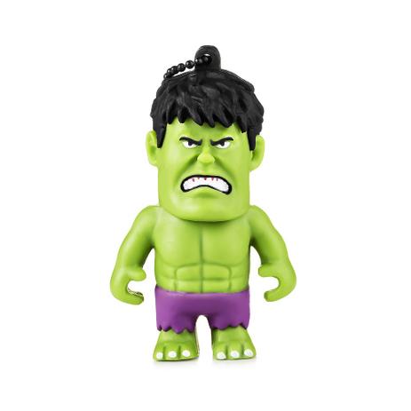 Pendrive 8GB Colecionável Vingadores Marvel HULK - Multilaser Menor preço em Pendrive 8GB Colecionável Vingadores Marvel HULK - Multilaser
