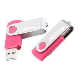 PenDrive 8gb Twist rosa PD687 Multilaser Menor preço em PenDrive 8gb Twist rosa PD687 Multilaser