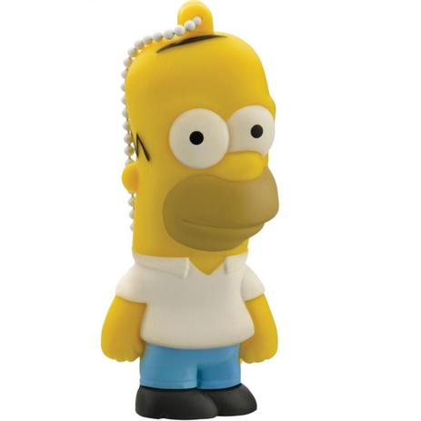 Menor preço em Pendrive 8GB USB Multilaser Homer The Simpsons PD070