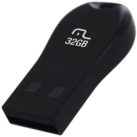 Pendrive Mini 32gb Usb 2.0 Preto Pd772 Multilaser Menor preço em Pendrive Mini 32gb Usb 2.0 Preto Pd772 Multilaser