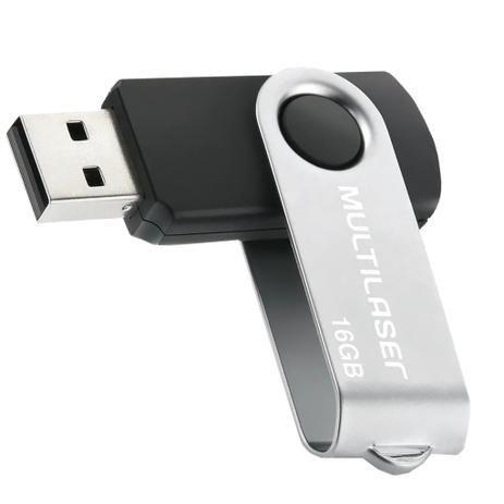 Pendrive multilaser pd588 16gb twist preto usb 2.0 Menor preço em Pendrive multilaser pd588 16gb twist preto usb 2.0