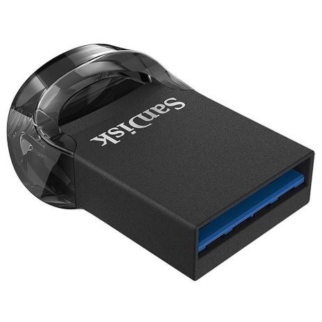 Pendrive Sandisk Ultra Fit 32GB USB 3.1 - Preto Menor preço em Pendrive Sandisk Ultra Fit 32GB USB 3.1 - Preto