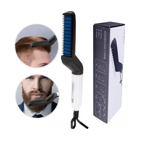 Pente Chapinha masculina Modelador Alisador De Barba Cabelo Homens - Modelling Comb Menor preço em Pente Chapinha masculina Modelador Alisador De Barba Cabelo Homens - Modelling Comb