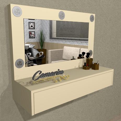 Penteadeira Camarim Para Salão e MakeUp Suspensa com 1 Gaveta - PE23 - Camarim móveis Menor preço em Penteadeira Camarim Para Salão e MakeUp Suspensa com 1 Gaveta - PE23 - Camarim móveis