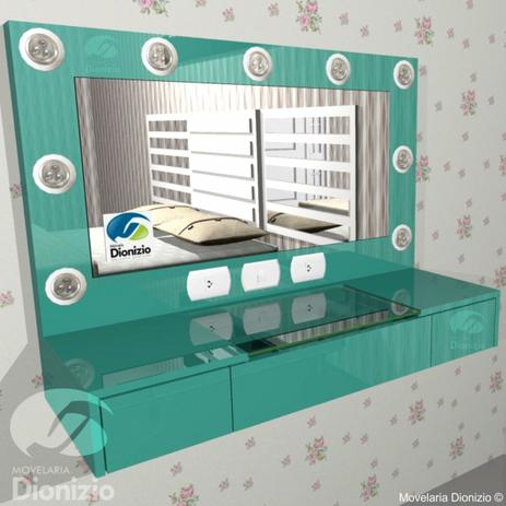 Penteadeira Camarim Profissional Para Salão e MakeUp Suspensa com 3 Gaveta - PE19 - Camarim móveis Menor preço em Penteadeira Camarim Profissional Para Salão e MakeUp Suspensa com 3 Gaveta - PE19 - Camarim móveis