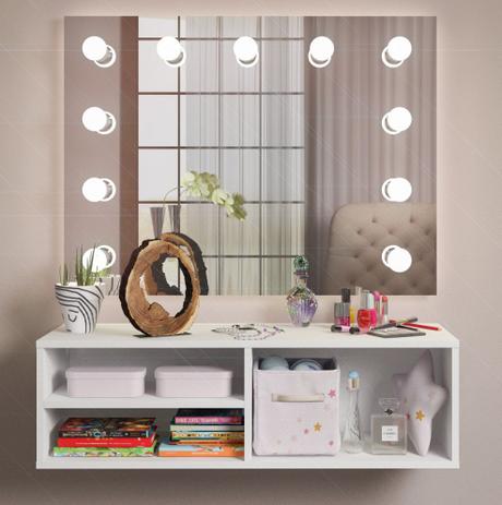 Penteadeira Camarim Suspensa com Nichos P/ Quarto - Clickforte é ruim? Penteadeira Camarim Suspensa com Nichos P/ Quarto - Clickforte é boa?