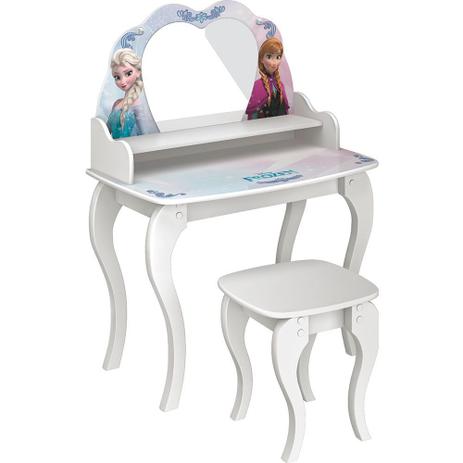 Penteadeira Infantil Frozen Disney c/ Banqueta 7A Pura Magia Menor preço em Penteadeira Infantil Frozen Disney c/ Banqueta 7A Pura Magia