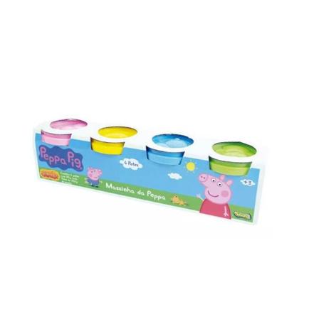 Peppa Pig Kit c/4 Potes Massinha - Sunny 1854 - Sunny Brinquedos Menor preço em Peppa Pig Kit c/4 Potes Massinha - Sunny 1854 - Sunny Brinquedos