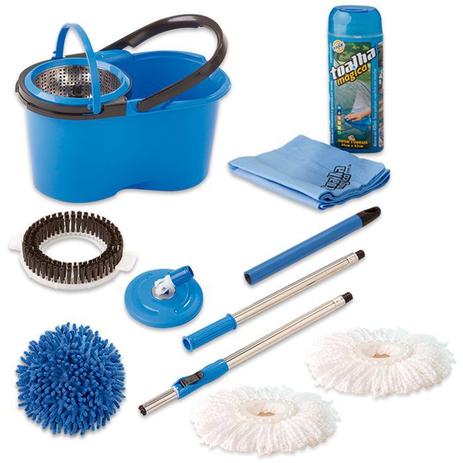 Perfect Mop 360 Com 4 Refil, Toalha Mágica - Vendasshop utensilios de limpeza Menor preço em Perfect Mop 360 Com 4 Refil, Toalha Mágica - Vendasshop utensilios de limpeza