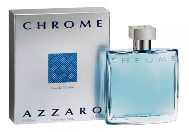 Perfume Azzaro Chrome 100ml Masculino + Amostra de Brinde Menor preço em Perfume Azzaro Chrome 100ml Masculino + Amostra de Brinde