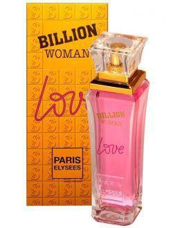 Perfume billion woman love edt 100ml feminino - paris elysees Menor preço em Perfume billion woman love edt 100ml feminino - paris elysees