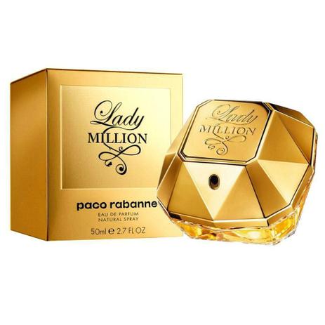 Perfume Lady Million feminino Paco Rabanne parfum 50ml - Perfume Feminino -  Magazine Luiza