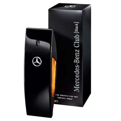 Perfume Mercedes Benz Club Black Masculino Eau de Toilette 100ml Menor preço em Perfume Mercedes Benz Club Black Masculino Eau de Toilette 100ml