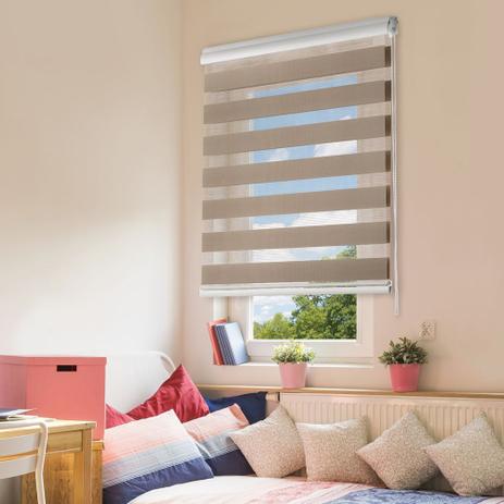 Persiana Double Rolo Dupla  120X160 Caramelo - Edantex é boa?