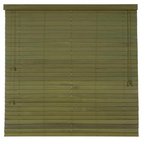 Persiana Horizontal de Madeira 50mm 1,60L X 1,40A - Everblinds Menor preço em Persiana Horizontal de Madeira 50mm 1,60L X 1,40A - Everblinds