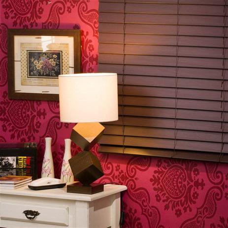 Persiana Horizontal Faux Wood em PVC 50mm 0,80L X 2,20A - Everblinds Menor preço em Persiana Horizontal Faux Wood em PVC 50mm 0,80L X 2,20A - Everblinds