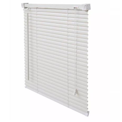 Persiana Horizontal Pvc 25mm Branca 140 (L) X 132 (A) cm - Euroflex Menor preço em Persiana Horizontal Pvc 25mm Branca 140 (L) X 132 (A) cm - Euroflex