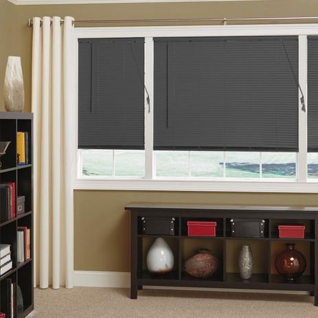 Persiana Horizontal PVC Premier - 1,00x1,60m - Chumbo - Evolux Menor preço em Persiana Horizontal PVC Premier - 1,00x1,60m - Chumbo - Evolux