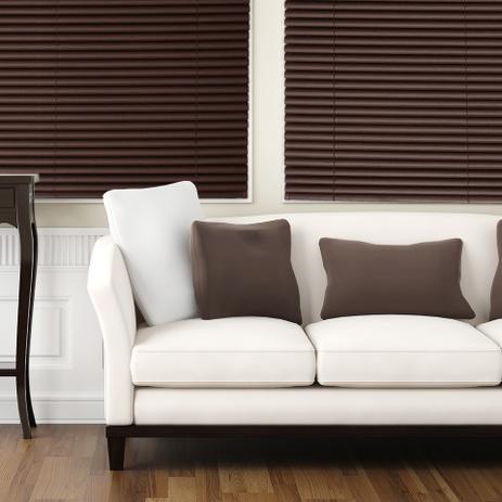 Persiana Horizontal Wood - 1,80x1,60m - Madeira Tabaco - Evolux Menor preço em Persiana Horizontal Wood - 1,80x1,60m - Madeira Tabaco - Evolux