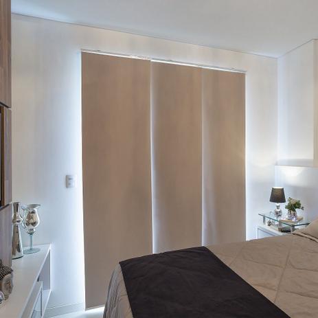 Persiana Painel (2,00Lar. x 2,50Alt.) Blackout Marrom - Vogaflex Menor preço em Persiana Painel (2,00Lar. x 2,50Alt.) Blackout Marrom - Vogaflex