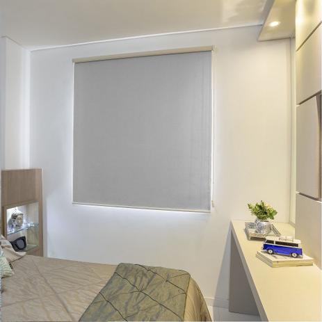 Persiana Rolo (1,60Larg. x 1,80Alt.) Blackout Cinza - Vogaflex Menor preço em Persiana Rolo (1,60Larg. x 1,80Alt.) Blackout Cinza - Vogaflex