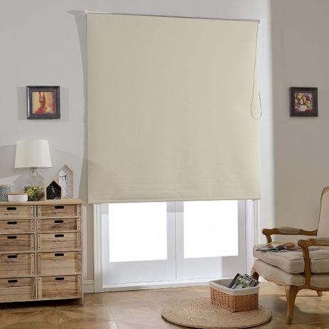 Persiana Rolô Blackout Structured - 2,20x2,20m - Bege - Evolux Menor preço em Persiana Rolô Blackout Structured - 2,20x2,20m - Bege - Evolux